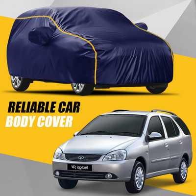 AXLOZ Car Cover For Tata Indigo Marina (With Mirror Pockets)(Multicolor)