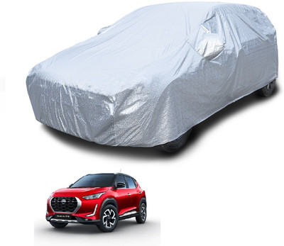 Euro Care Car Cover For Nissan Magnite (With Mirror Pockets)(Silver)
