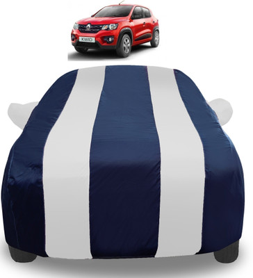 Auto Hub Car Cover For Renault Kwid (With Mirror Pockets)(Silver)