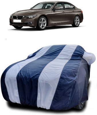 DIGGU Car Cover For BMW 3 Series 328i Sportline (With Mirror Pockets)(White, Blue)