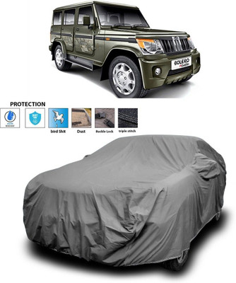 CODOKI Car Cover For Mahindra Bolero (With Mirror Pockets)(Grey)