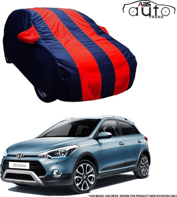 ABS AUTO TREND Car Cover For Hyundai i20 Active (With Mirror Pockets)(Red, Blue)