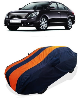 Coxtor Car Cover For Nissan Teana (With Mirror Pockets)(Orange)