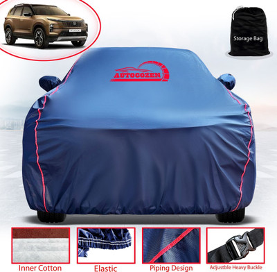 AUTOCOZEN WATERPROOF Car Cover For Tata Safari (With Mirror Pockets)(Blue)