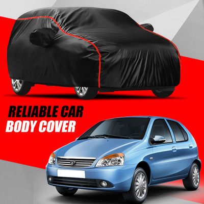 AUCTIMO Car Cover For Tata Indica V2 (With Mirror Pockets)(Multicolor)