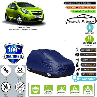 Tamanchi Autocare Car Cover For Chevrolet Beat(Blue)