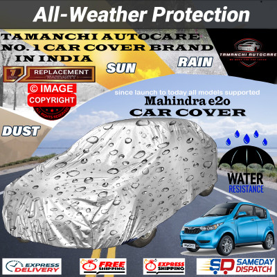 Tamanchi Autocare Car Cover For Mahindra e2o(Silver)