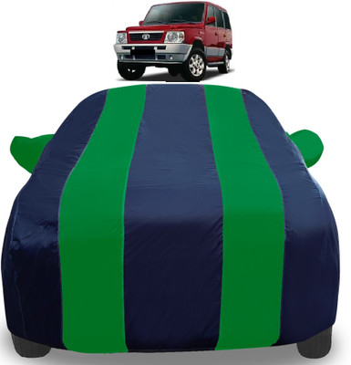 Auto Hub Car Cover For Tata Sumo (With Mirror Pockets)(Green)