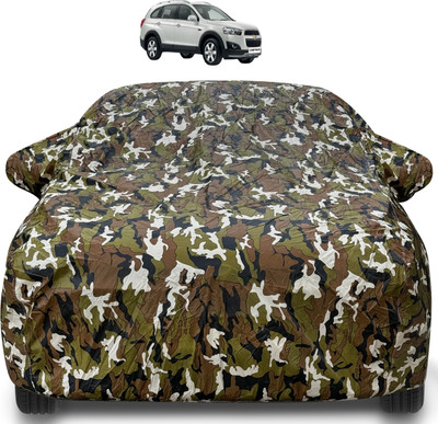 Caronix Car Cover For Chevrolet Captiva (With Mirror Pockets)(Brown)