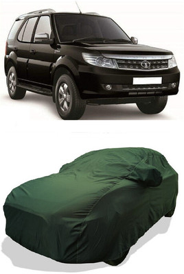 Coxtor Car Cover For Tata Safari Storme LX (With Mirror Pockets)(Green)