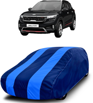 MoTRoX Car Cover For Kia SELTOS (Without Mirror Pockets)(Blue, Blue)