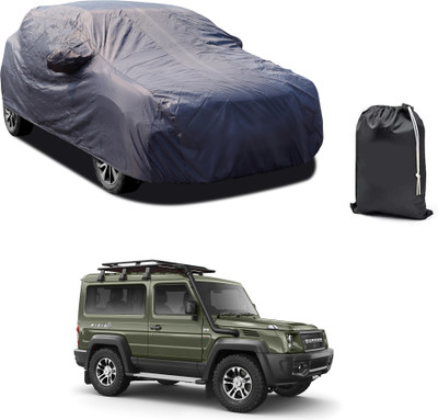 CODOKI Car Cover For Force Gurkha (With Mirror Pockets)(Grey)