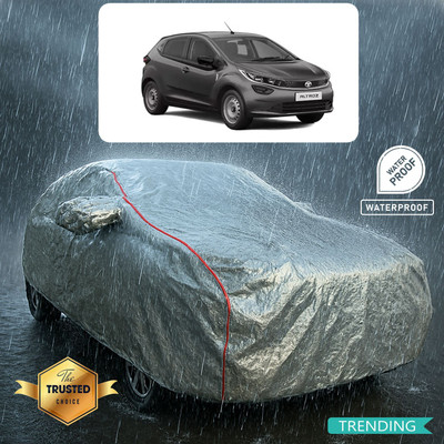 PAGORA Car Cover For Tata Altroz XM Petrol (With Mirror Pockets)(Silver, Red)