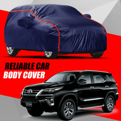 V VINTON Car Cover For Toyota Fortuner (With Mirror Pockets)(Multicolor)