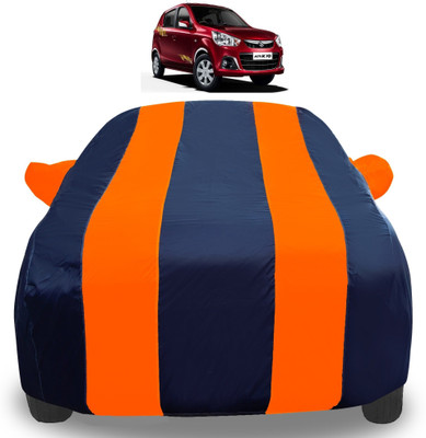 Auto Hub Car Cover For Maruti Suzuki Alto K10 (With Mirror Pockets)(Orange)