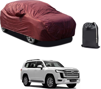 PAGORA Car Cover For Toyota Land Cruiser (With Mirror Pockets)(Maroon)