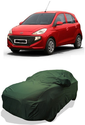 Coxtor Car Cover For Hyundai Santro Xing 1.1L (With Mirror Pockets)(Green)