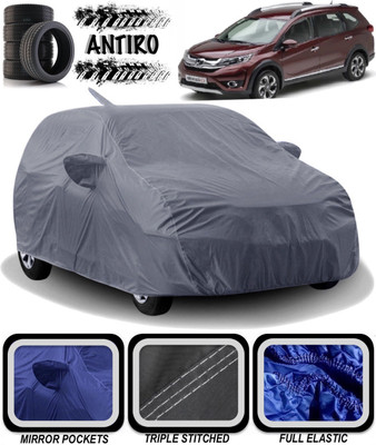 ANTIRO Car Cover For Honda BR-V (With Mirror Pockets)(Grey)