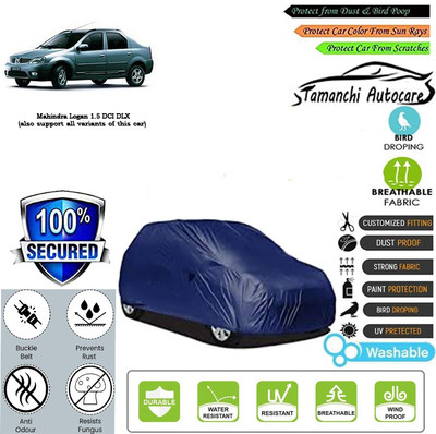 Tamanchi Autocare Car Cover For Mahindra Logan 1.5 DCI DLX(Blue)