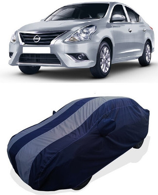Coxtor Car Cover For Nissan Sunny Diesel XL (With Mirror Pockets)(Grey)