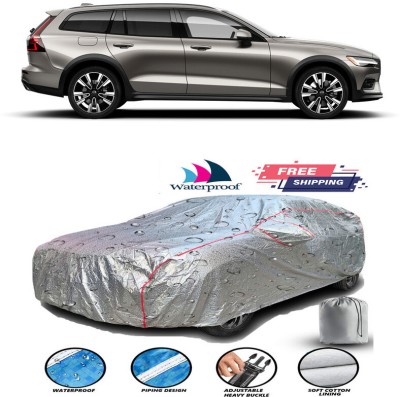 RWT Car Cover For Volvo V60 Cross Country (With Mirror Pockets)(Silver)