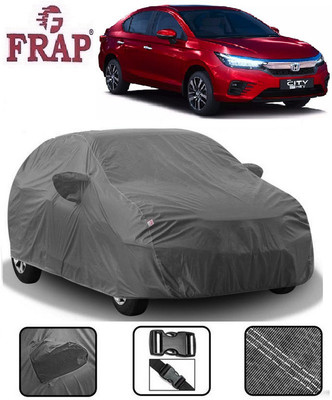 Frap Car Cover For Honda City Facelift (With Mirror Pockets)(Grey, For 2022 Models)