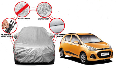 Auto Oprema Car Cover For Hyundai Grand i10 Era (With Mirror Pockets)(Silver)