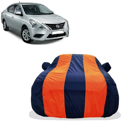 Tricway Car Cover For Nissan Almera 1.5 SXE (With Mirror Pockets)(Orange)