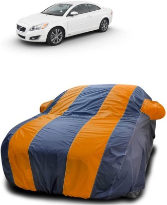 DIGGU Car Cover For Volvo C70 2.4i SE (With Mirror Pockets)(Orange, Blue)