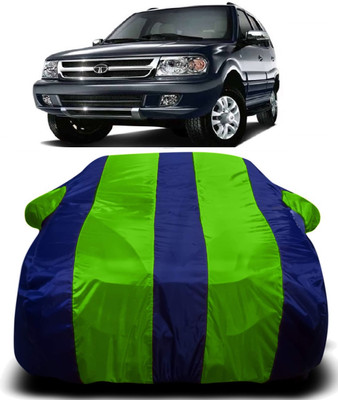 S Shine Max Car Cover For Tata Safari Dicor (With Mirror Pockets)(Multicolor)