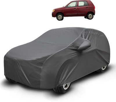 Auto Hub Car Cover For Maruti Alto 800 (With Mirror Pockets)(Grey)