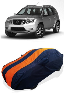 Coxtor Car Cover For Nissan Terrano XL 85 PS (With Mirror Pockets)(Orange)
