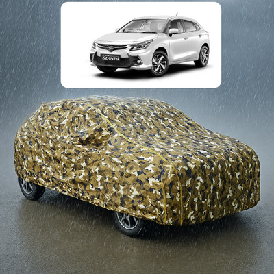 CODOKI Car Cover For Toyota Glanza V Petrol (With Mirror Pockets)(Yellow)