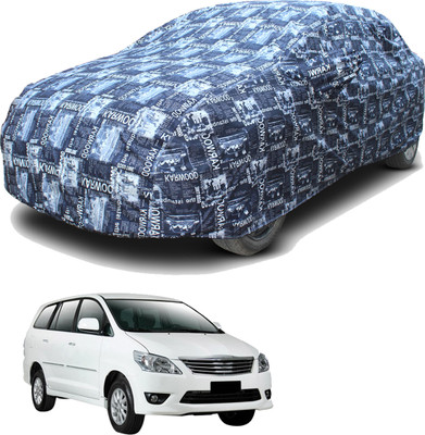SS FOR YOUR SMART NEEDS Car Cover For Toyota Innova (With Mirror Pockets)(Blue)