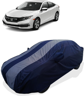 Coxtor Car Cover For Honda Civic (With Mirror Pockets)(Grey)