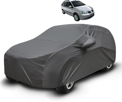 Caronix Car Cover For Tata Indigo Marina (With Mirror Pockets)(Grey)