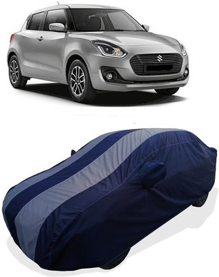 Coxtor Car Cover For Maruti Suzuki Swift ZXI Plus Petrol (With Mirror Pockets)(Grey)