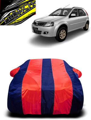 FRONCH Car Cover For Mahindra Verito Vibe (With Mirror Pockets)(Red, Blue)