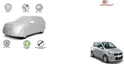 Auto Oprema Car Cover For Maruti Suzuki Celerio (With Mirror Pockets)(Silver, For 2016, 2017, 2018, 2019, 2020, 2021, 2022 Models)