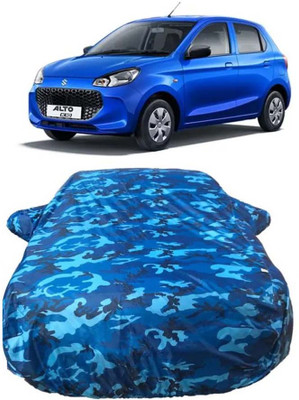 Aoriyon Car Cover For Maruti Suzuki Alto K10 (With Mirror Pockets)(Blue)