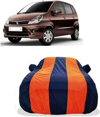 Tricway Car Cover For Maruti Suzuki Zen Estillo LXI (With Mirror Pockets)(Orange)