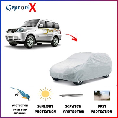 GEPRONIX Car Cover For Tata Sumo Grande (Without Mirror Pockets)(Silver)