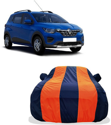 Tricway Car Cover For Renault Triber RXT (With Mirror Pockets)(Orange)