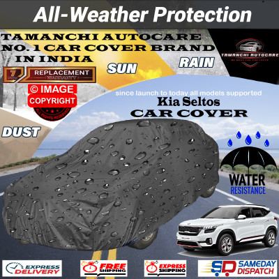 Tamanchi Autocare Car Cover For Kia SELTOS(Grey)