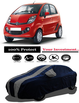 Amexride Car Cover For Tata Nano XT (With Mirror Pockets)(Grey)