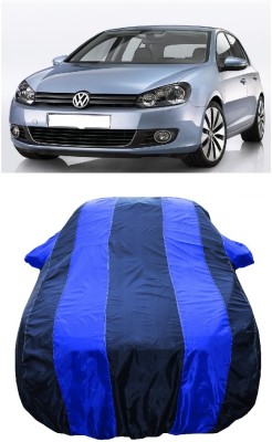 Wegather Car Cover For Volkswagen Golf 1.9 TSI (With Mirror Pockets)(Blue)