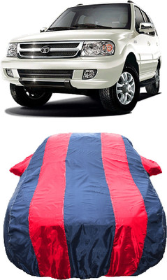 Wegather Car Cover For Tata Safari VTT LX (With Mirror Pockets)(Red)