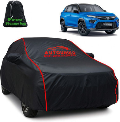 autouniko Car Cover For Toyota Urban Cruiser (With Mirror Pockets)(Black)