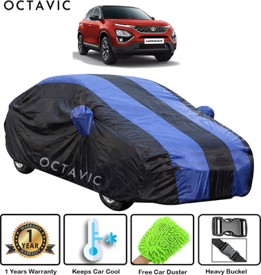 octavic Car Cover For Tata Harrier (With Mirror Pockets)(Blue)