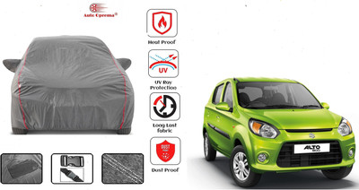 Auto Oprema Car Cover For Maruti Suzuki Alto 800 STD (With Mirror Pockets)(Grey)